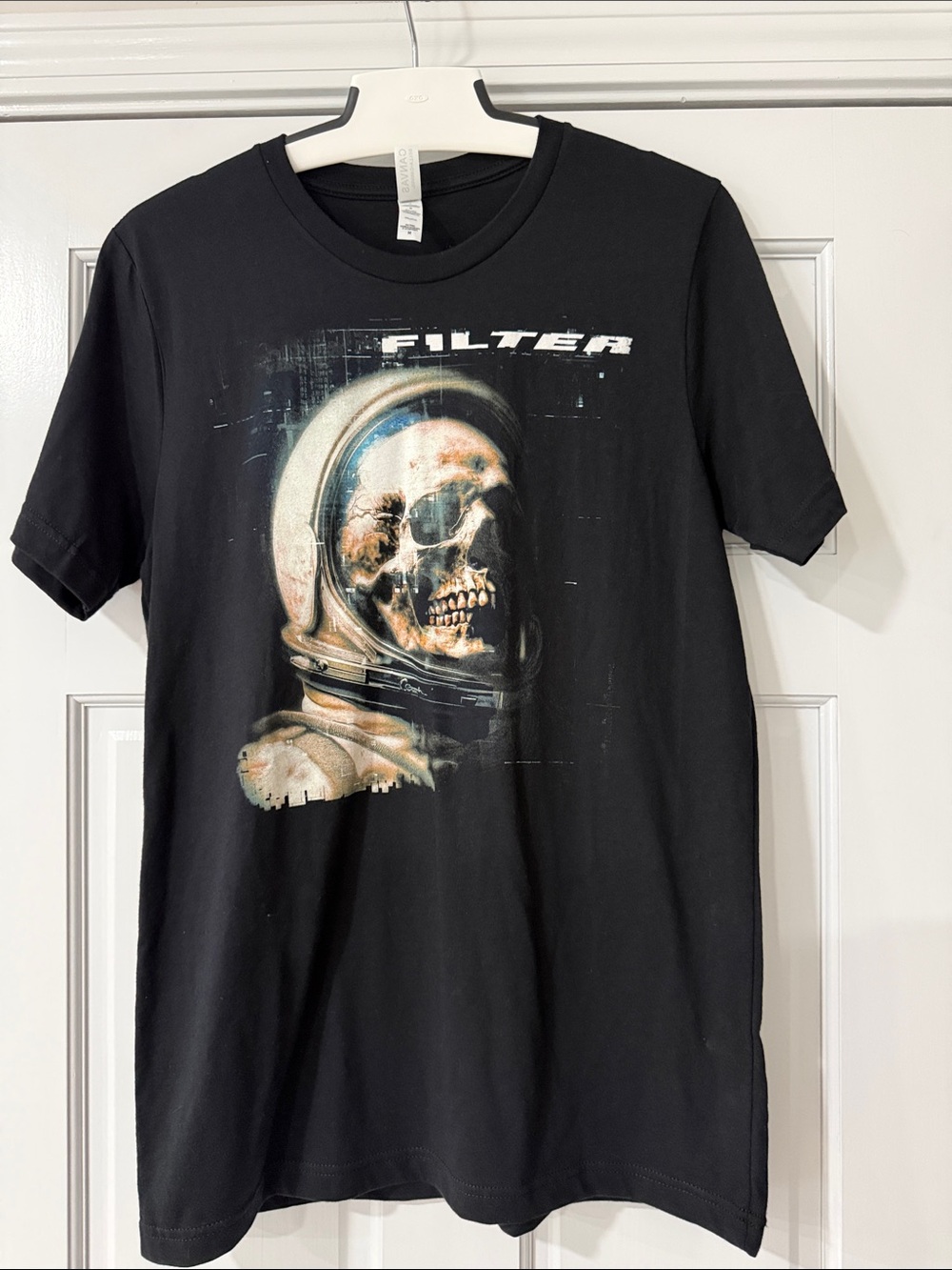 Filter Band Shirt 2026 Concert Tour Dates Skull Astronaut, reprint, 2 sides